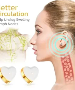 18K Titan Platinum Alloy Lymphvitic Earring Backs